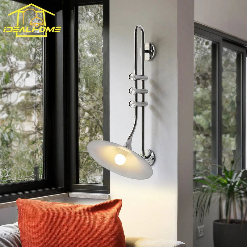 applique murale led saxophone au style industriel romantique pour restaurant - vue 6 sur 9