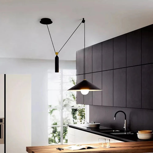 Moderne nordische Pendelleuchte mit LED-Beleuchtung
