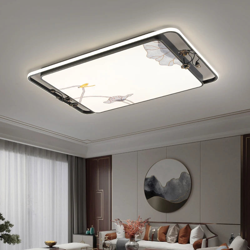 plafonnier led multicolore en émail pour intérieur moderne - vue 5 sur 16