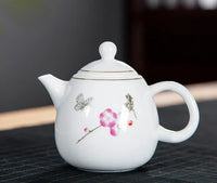 Theiere porcelaine style chinois service the puer 250ml