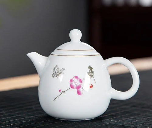 Theiere porcelaine style chinois service the puer 250ml
