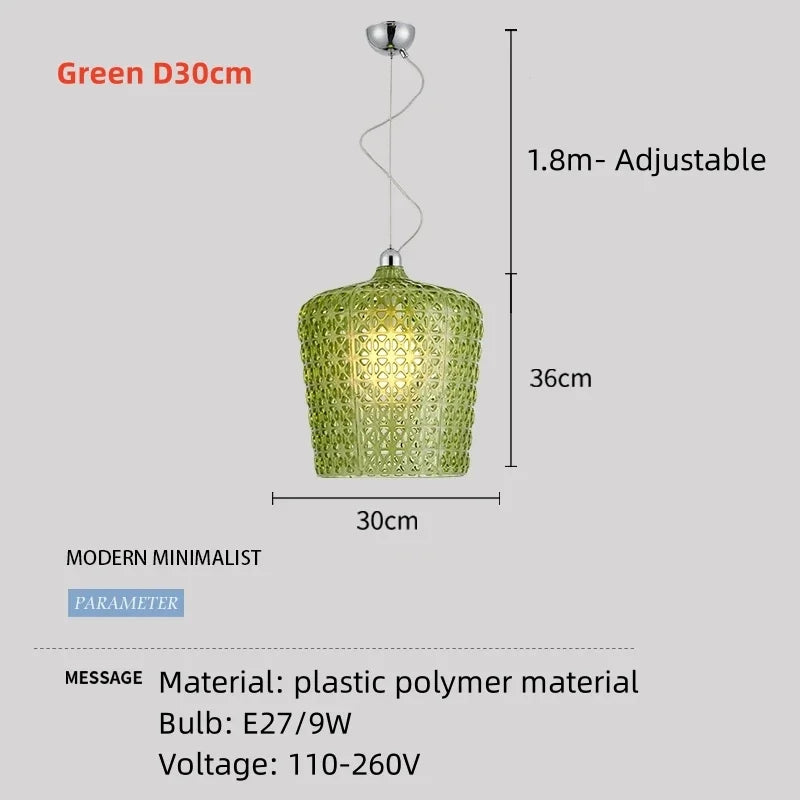 Moderner Acryl-Kronleuchter für elegante Wohnraumgestaltung - vue 11 sur 16