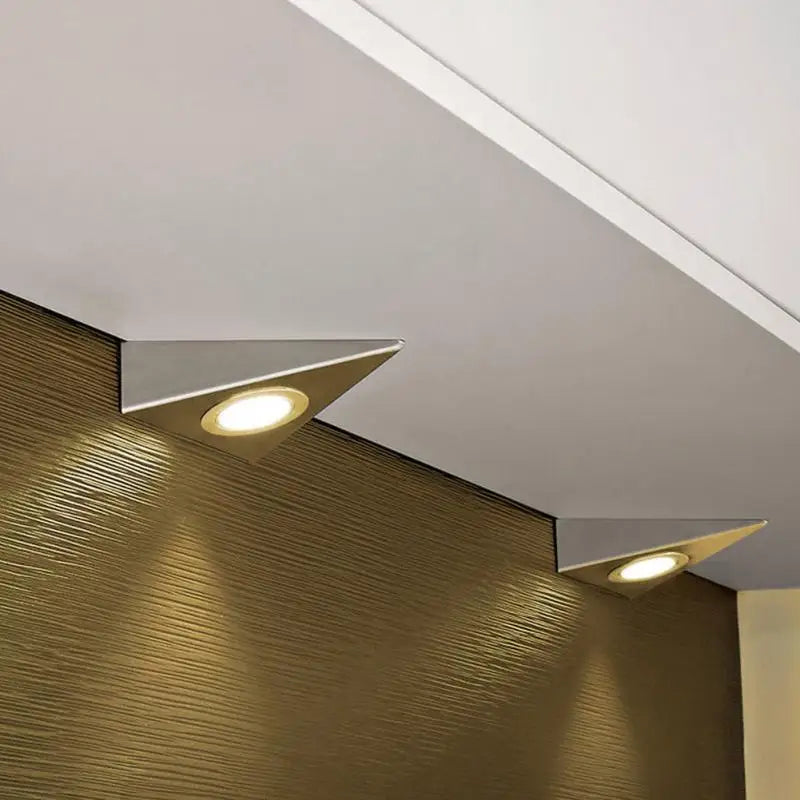 Applique murale LED triangulaire en acier inoxydable - vue 6 sur 6