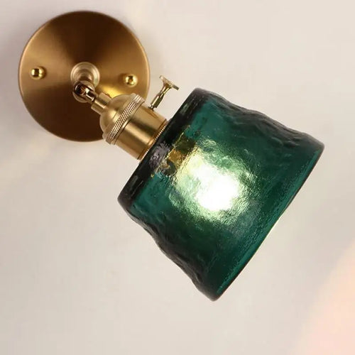 Vintage Glas-Wandleuchte für die Innendekoration - vue 2 sur 8