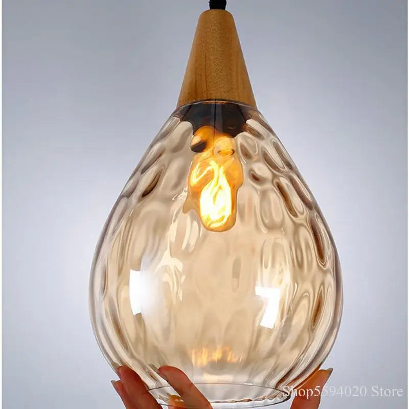 Moderne Pendelleuchte aus Glas für elegante Inneneinrichtung - vue 5 sur 27