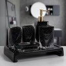 ensemble de cinq pièces pour salle de bain moderne et pratique