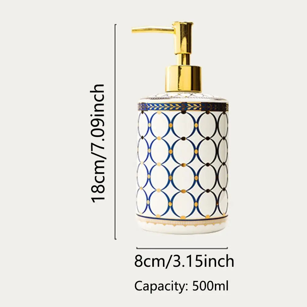 distributeur de savon en céramique luxe pour hôtel rechargeable - vue 11 sur 12