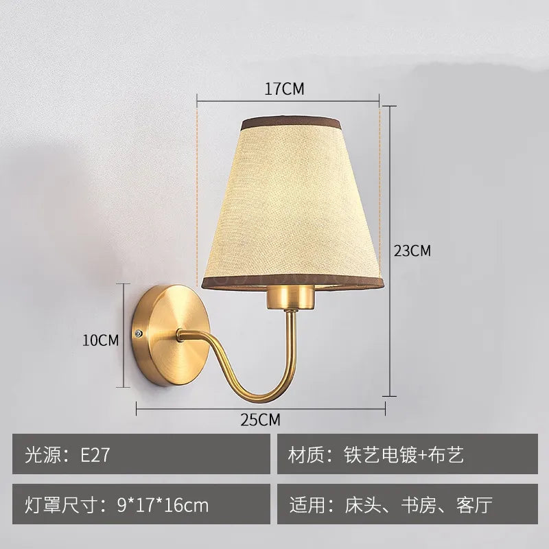 applique murale tissu led décoration intérieur éclairage - vue 10 sur 10