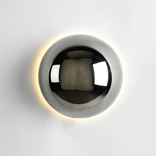 Luxuriöse Wandleuchte im modernen minimalistischen mittelalterlichen Stil mit Solartechnologie - vue 2 sur 8