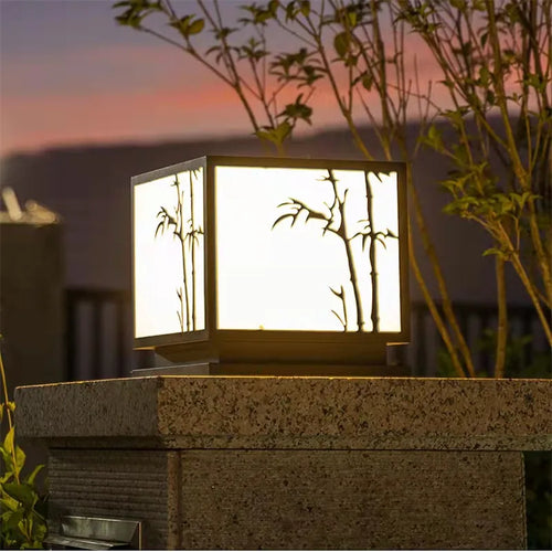 lampadaire d'extérieur vintage étanche moderne pour jardin et terrasse