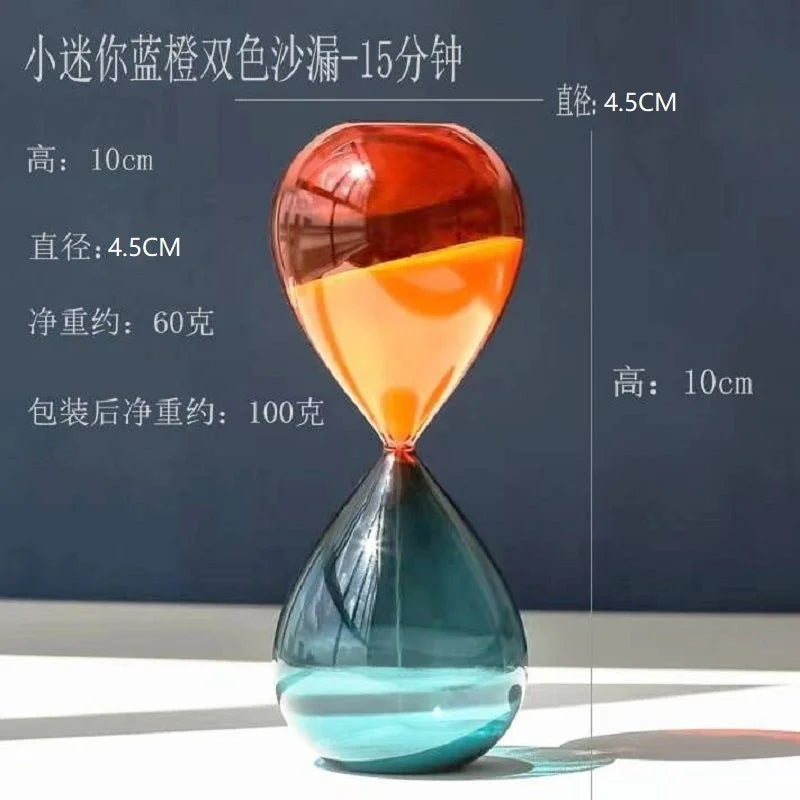 décoration sablier créative en verre pour intérieur élégant - vue 14 sur 16