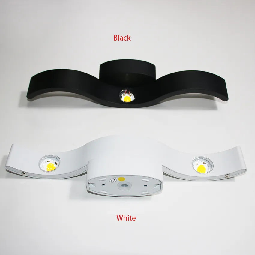 applique murale haut-bas led en aluminium - vue 3 sur 6