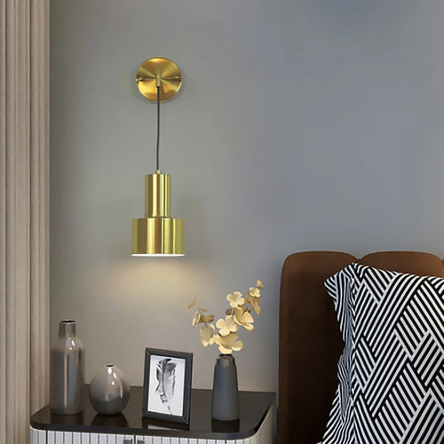 Applique murale LED avec abat-jours suspendu