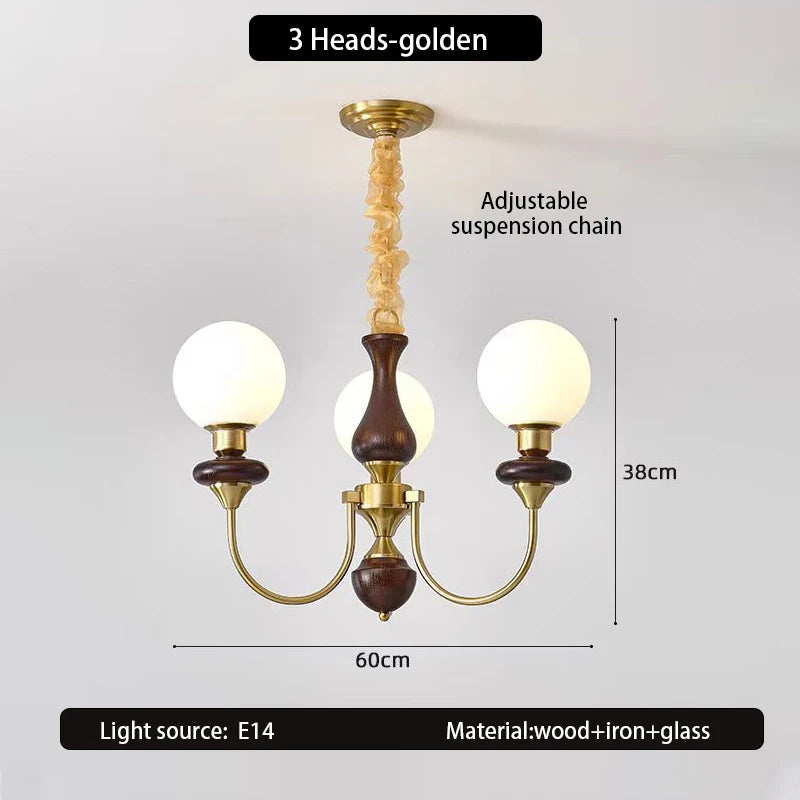 Mittelalterlicher Kronleuchter aus Glas für elegante Inneneinrichtung