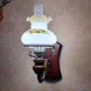 Nordische Wandleuchte Holz LED Retro Vintage für Innendekoration
