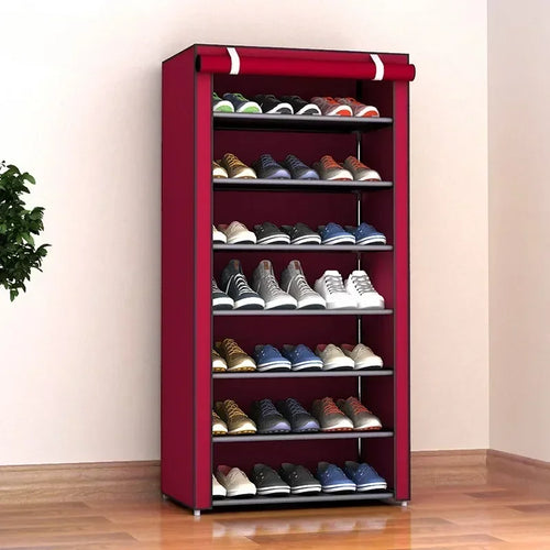 étagère à chaussures multicouche économique et pratique anti-poussière - vue 2 sur 16