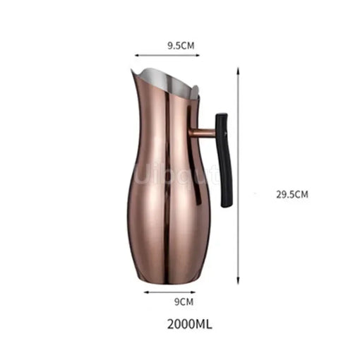 Carafe isotherme acier inoxydable design moderne poignée