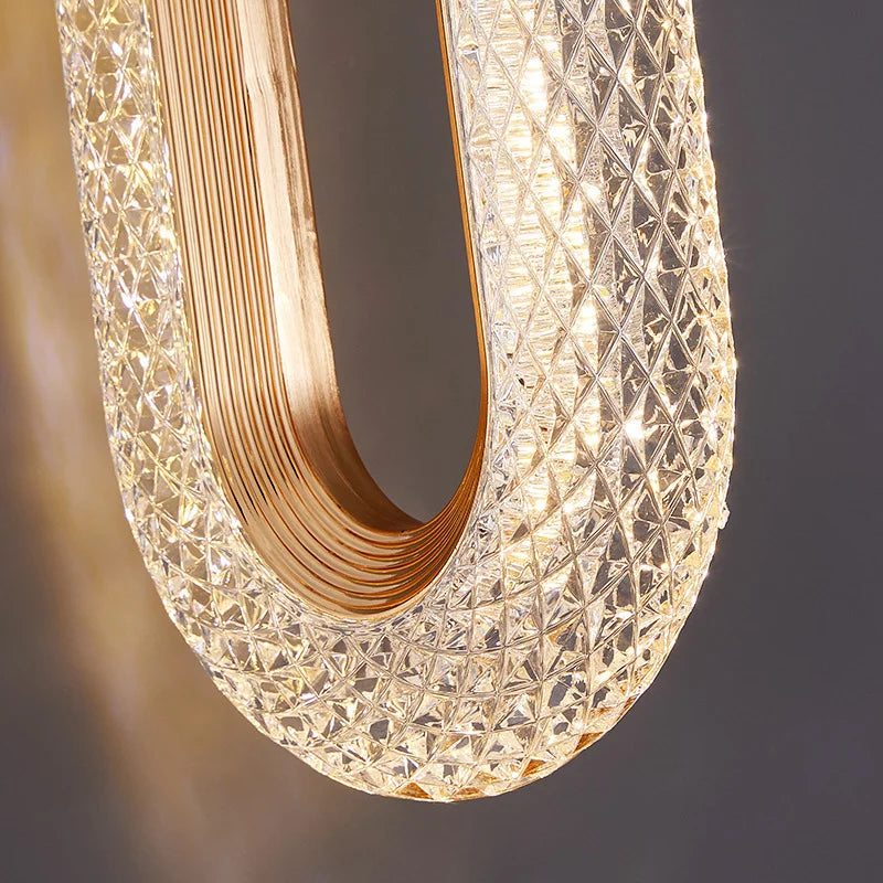 lustre led nordique décoration intérieure suspension - vue 6 sur 16