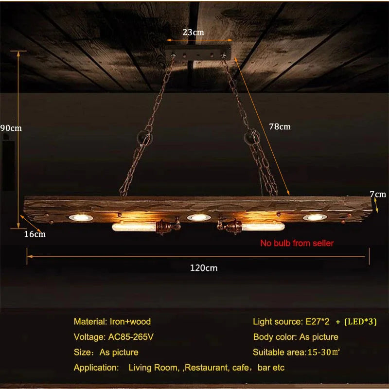 Lustre de Style industriel - vue 4 sur 7