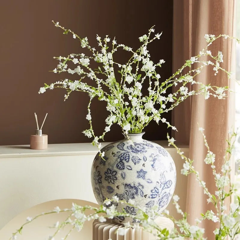 fleur de saule artificielle pour décoration et photographie - vue 4 sur 6