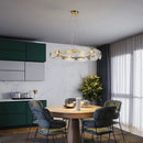 Kreativer moderner Glas-Kronleuchter für die Innendekoration