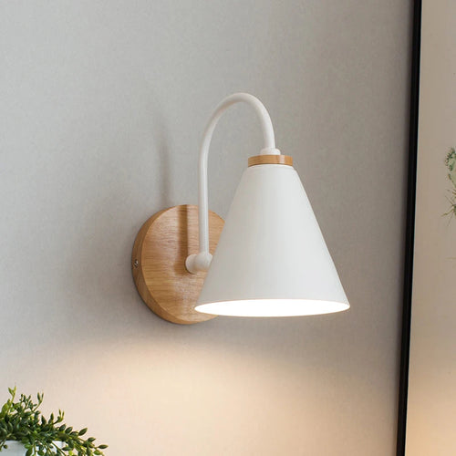 Applique murale nordique bois macaron - vue 5 sur 7