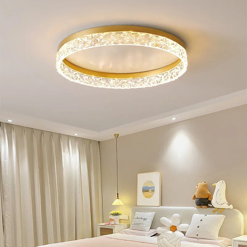 plafonnier nordique moderne à leds réglable et brillant - vue 6 sur 15
