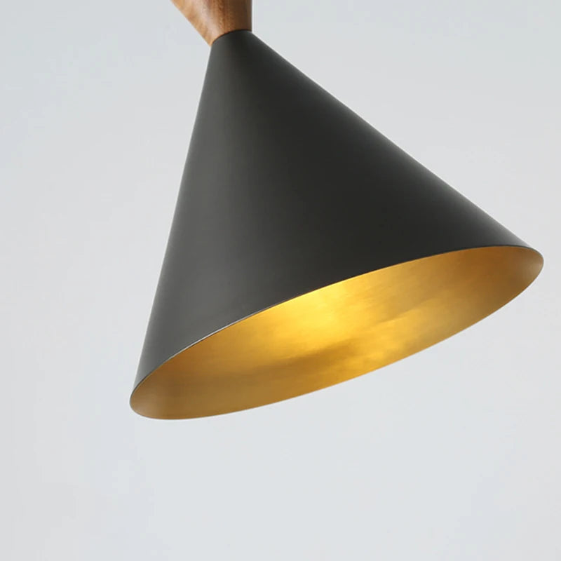 Retro-Pendelleuchte aus Messing im Vintage-Stil mit verstellbarem Kabel - vue 5 sur 8