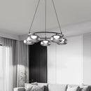 Lustre moderne luminaire suspendu lustre pour la cuisine lampes suspendues pour salon éclairage intérieur en verre