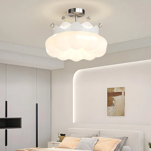 plafonnier kawaii en cristal pour décoration intérieure ludique