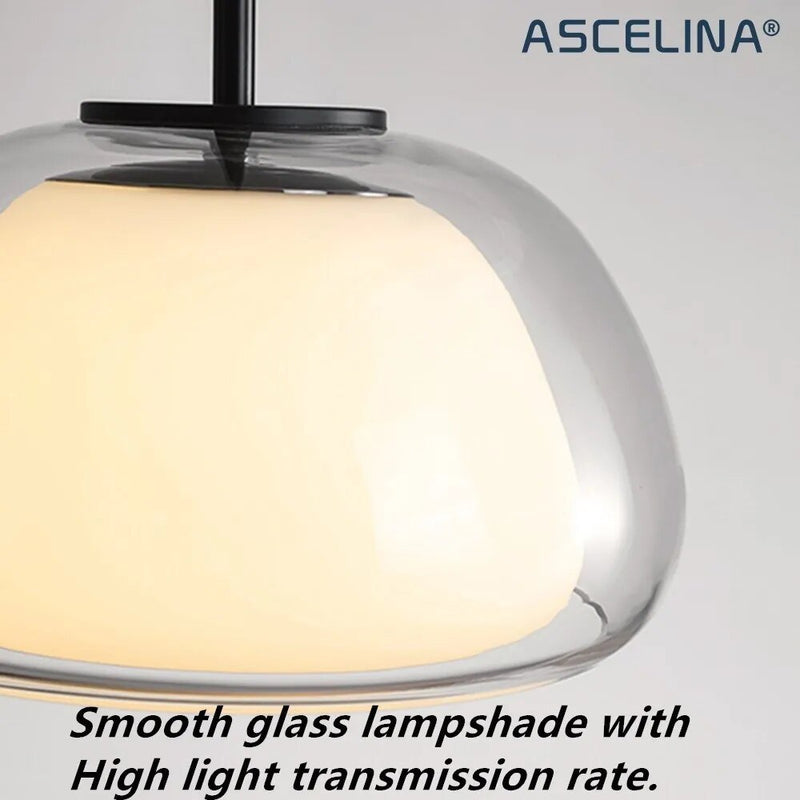 lustre verre moderne luxe décor maison luminaire