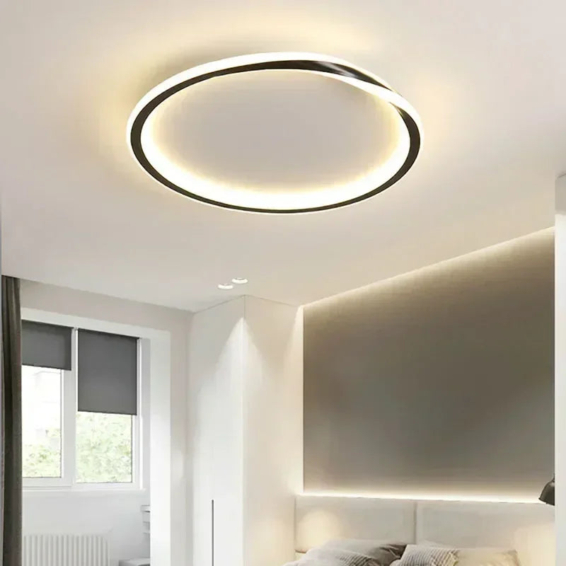 plafonnier moderne à leds pour décoration intérieure élégante - vue 7 sur 18