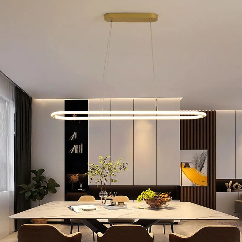 Moderne LED-Pendelleuchte für elegante Wohnraumgestaltung - vue 3 sur 22