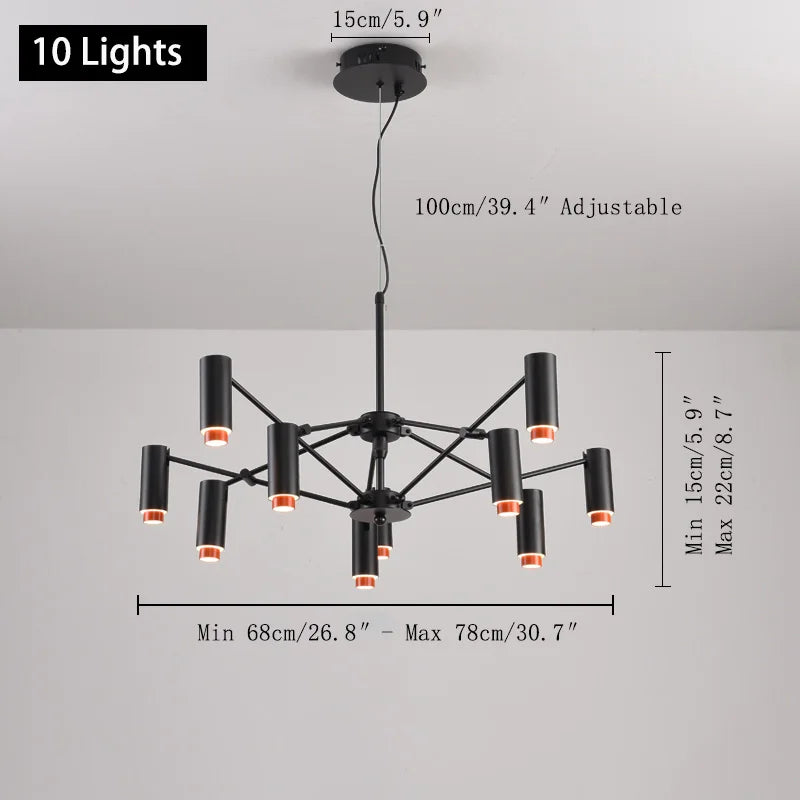 Moderne Design-Pendelleuchte für stilvolle Innenbeleuchtung - vue 8 sur 8