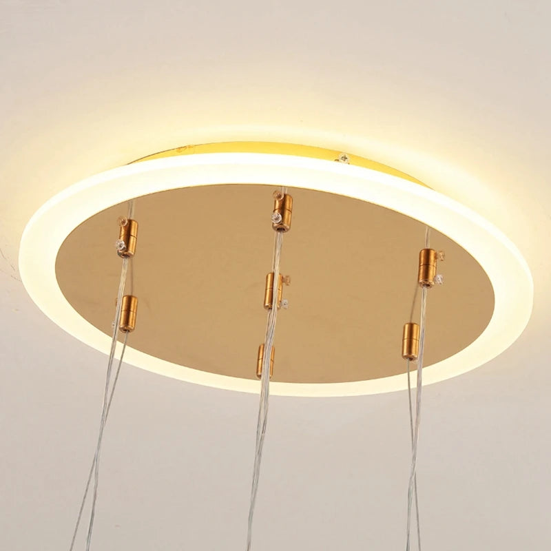 Suspension LED au design moderne Simple - vue 7 sur 10