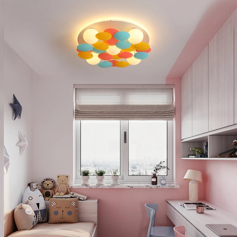plafonnier led design romantique pour décoration artistique moderne - vue 3 sur 8