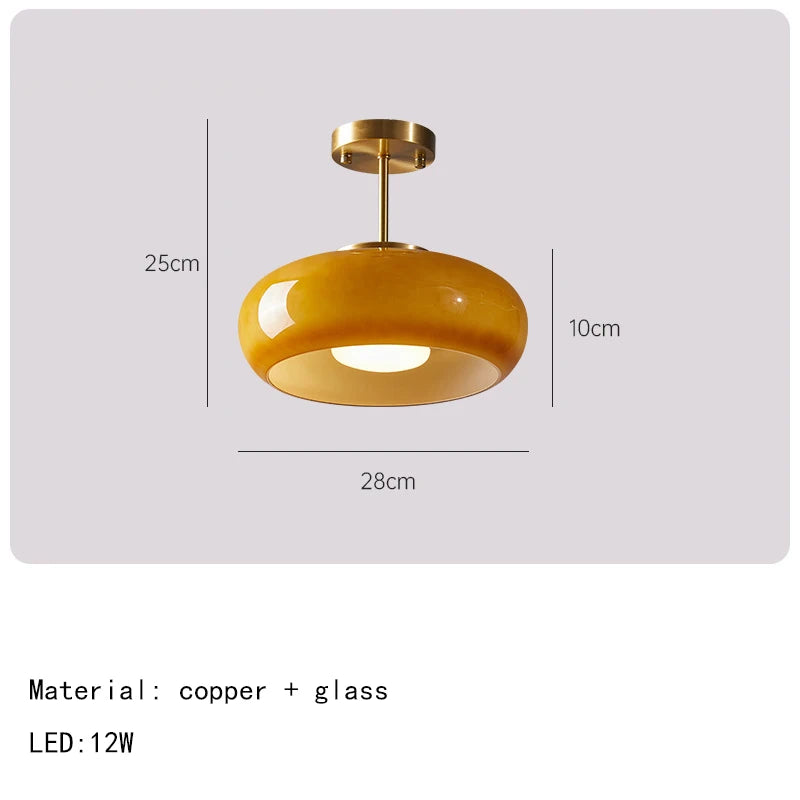 Moderner Glas-Kronleuchter mit Pendelleuchte in goldfarbenem und verchromtem Metall - vue 20 sur 22