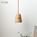 Nordische Pendelleuchte aus Stein für elegantes Innenraumlicht