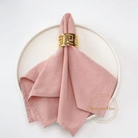 Serviette de table coton lavable lot 24 pastoral