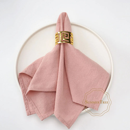 Serviette de table coton lavable lot 24 pastoral
