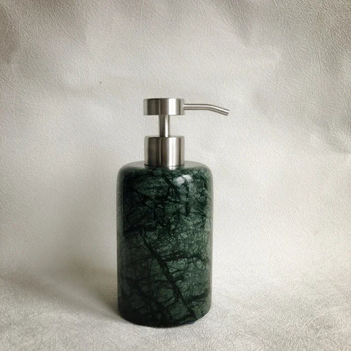 Wholesale Customized Natural Yellow Travertine Marble Stone Refillable Bathroom Liquid Dispenser, Lotions Soap Container - vue 9 sur 8