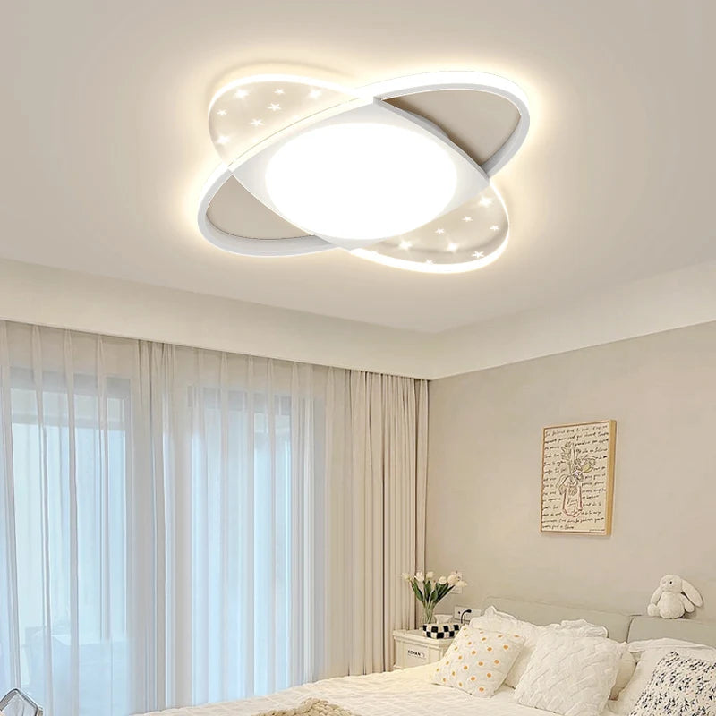 Lustre Led Plafonnier Chambre Intérieur Mince Moderne - vue 7 sur 14