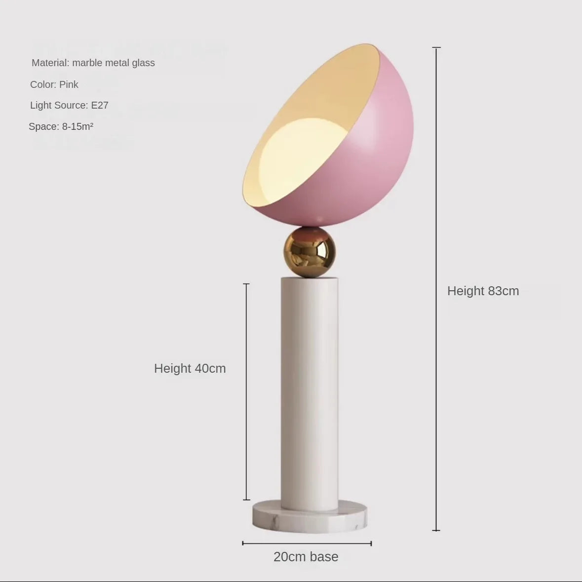lampe de chevet minimaliste pour intérieur moderne et élégant - vue 9 sur 10
