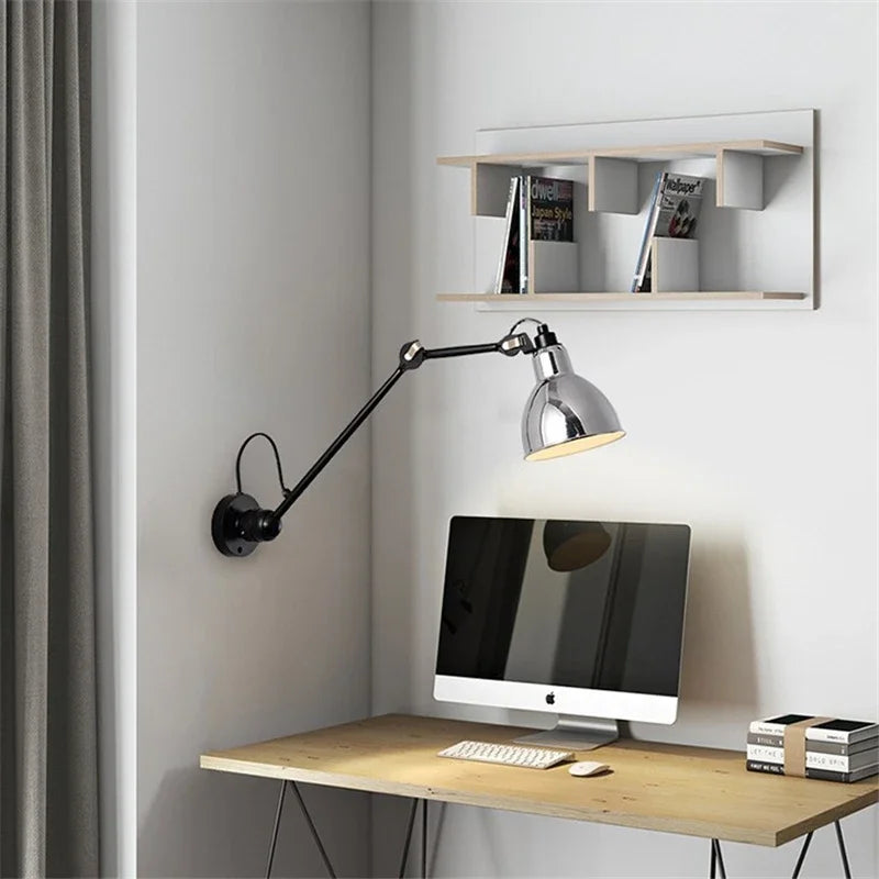 applique murale bras robotique luminaire design pour intérieur moderne - vue 5 sur 10