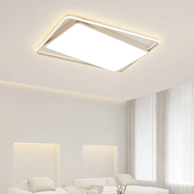 Minimalistische moderne LED-Deckenleuchte für Loft, Einbau - vue 3 sur 12