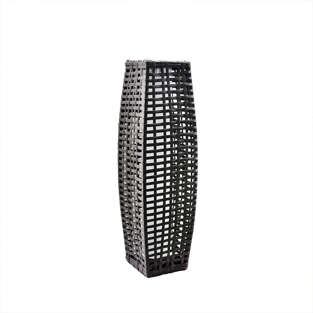 Dekorative Solar-Außenleuchte aus Rattan und Weide - vue 8 sur 8