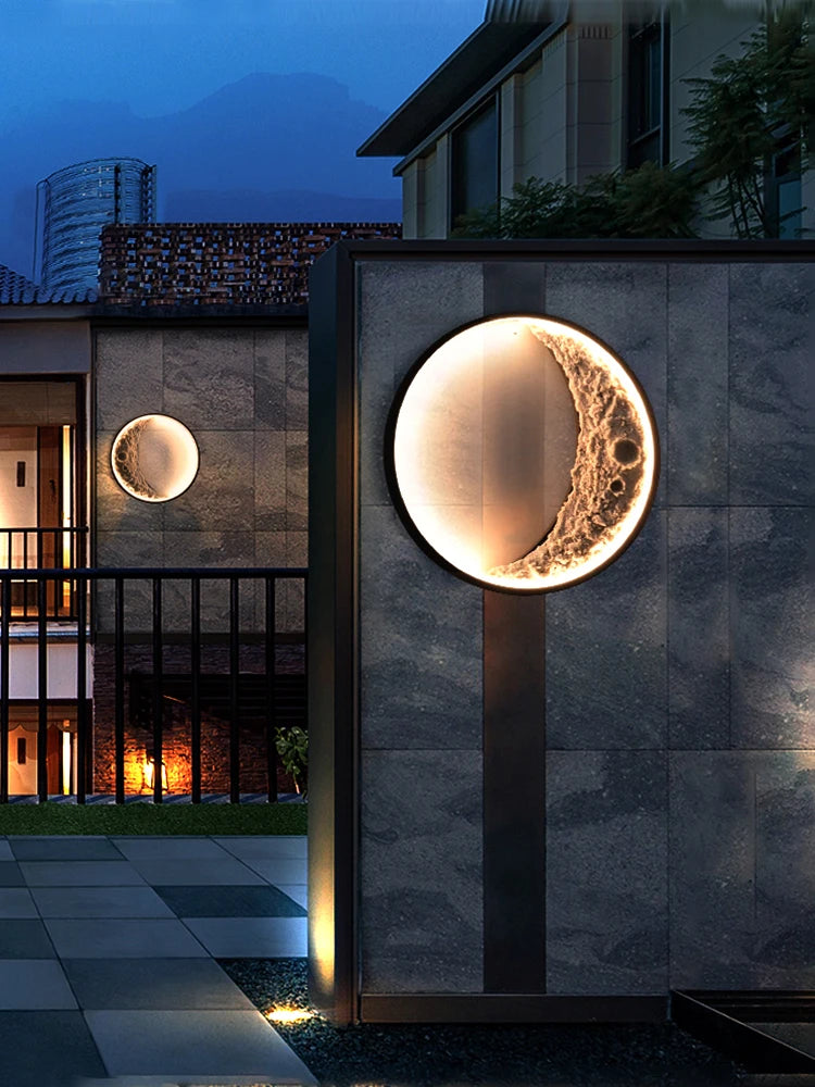 applique murale extérieure moderne à led imperméable pour jardin et villa - vue 5 sur 10