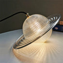 lustre moderne en verre style nordique soucoupe volante led