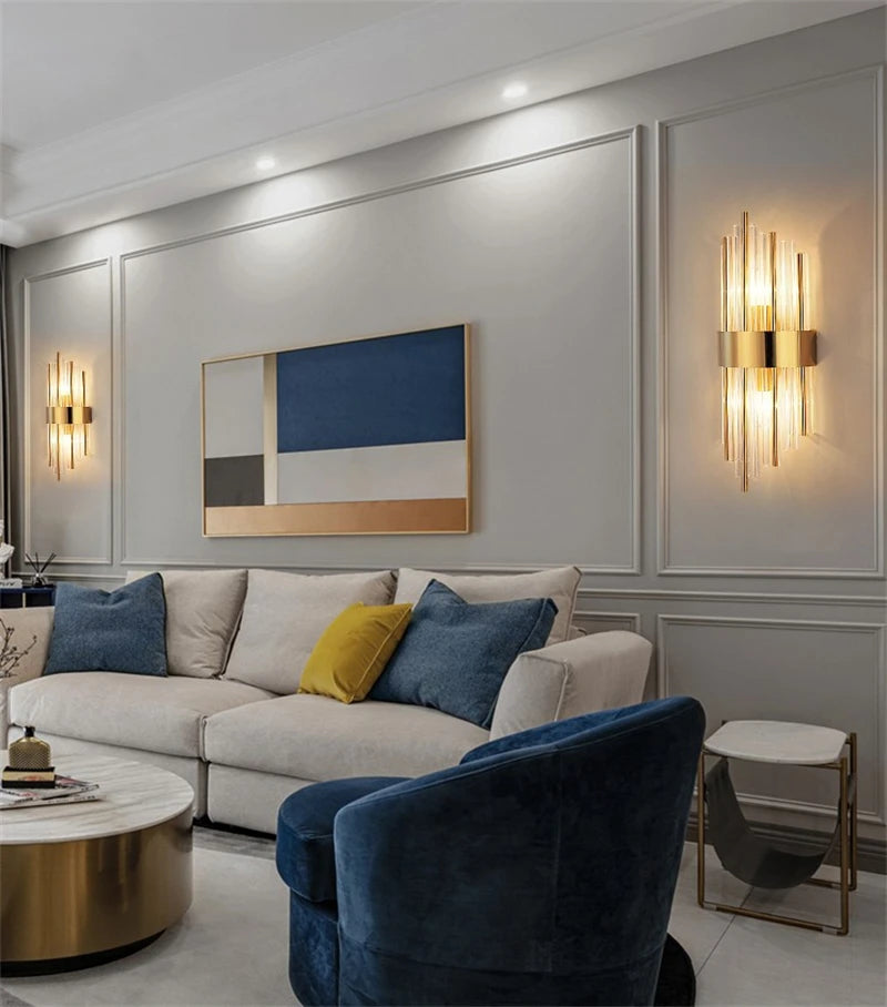 applique murale en cristal design pour éclairage moderne de la maison - vue 7 sur 21