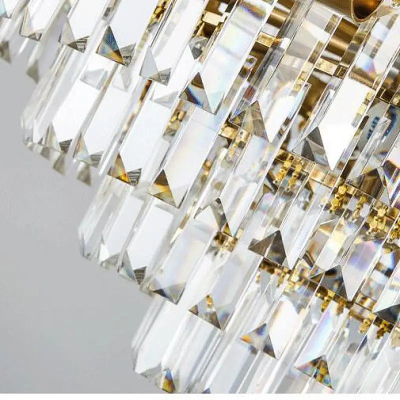 plafonnier en cristal nordique pour éclairage moderne élégant - vue 5 sur 13